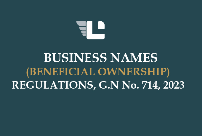 Business Names (Beneficial Ownership) Regulations, G.N No. 714, 2023